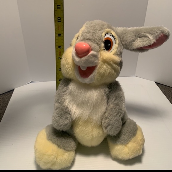 Vintage 1992 The Walt Disney Co Mattel THUMPER Plush Rabbit Bunny (Bambi) 10.5" - Picture 5 of 6